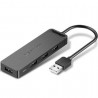 Hub usb 2.0 vention chmhb/ 4xusb/ 1xmicrousb pd