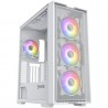 Caja gaming torre hiditec h2 air argb/ blanca