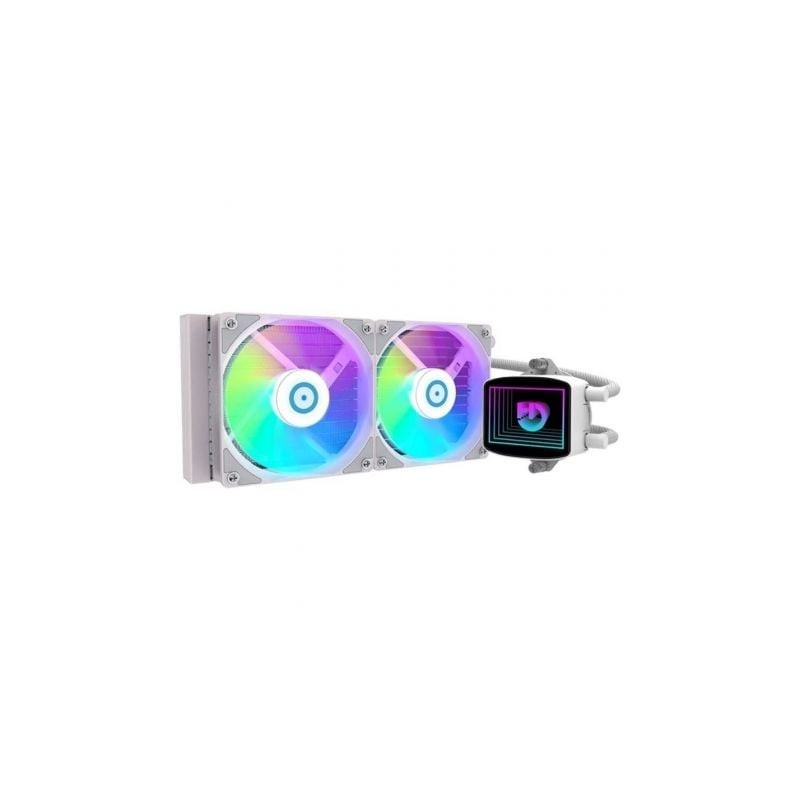 Sistema de refrigeración líquida hiditec lq240/ blanco