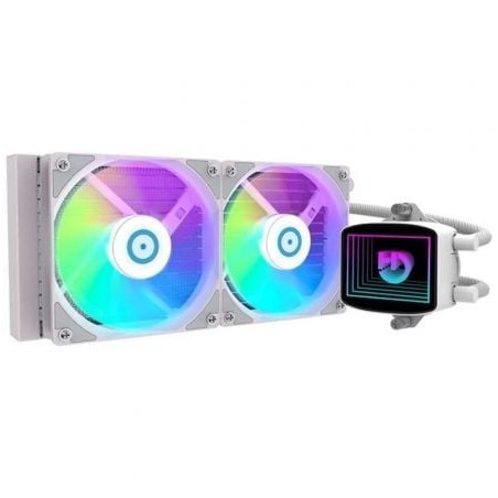 Sistema de refrigeración líquida hiditec lq240/ blanco