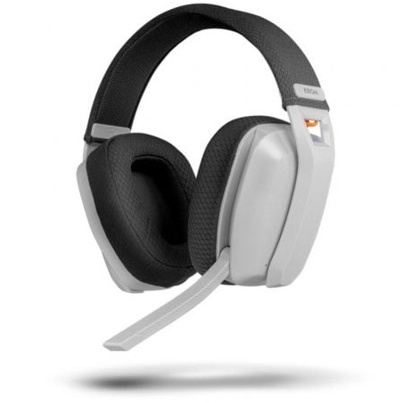 Auriculares gaming inalámbricos con micrófono krom kanji/ bluetooth/ usb 2.0/ blancos