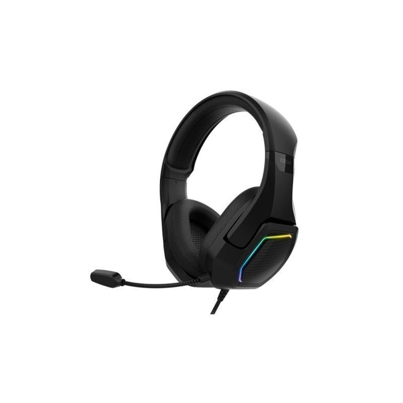 Auriculares gaming con micrófono krom kopa 7.1/ usb 2.0/ negros