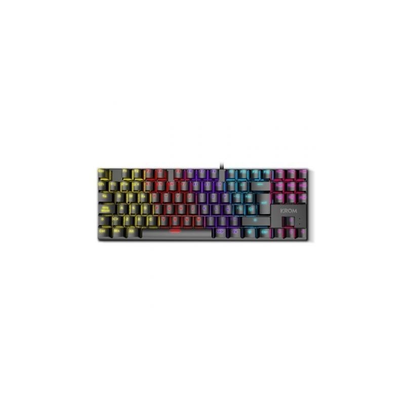 Teclado gaming mecánico krom kasic tkl/ negro