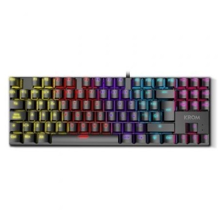 Teclado gaming mecánico krom kasic tkl/ negro
