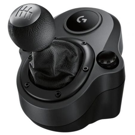 Palanca de cambio logitech driving force shifter para volantes g293 - g920 y g29/ 6 velocidades