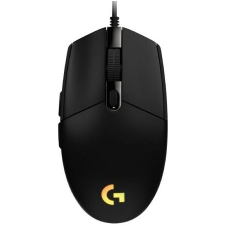 Ratón gaming logitech g203 lightsync/ hasta 8000 dpi/ negro