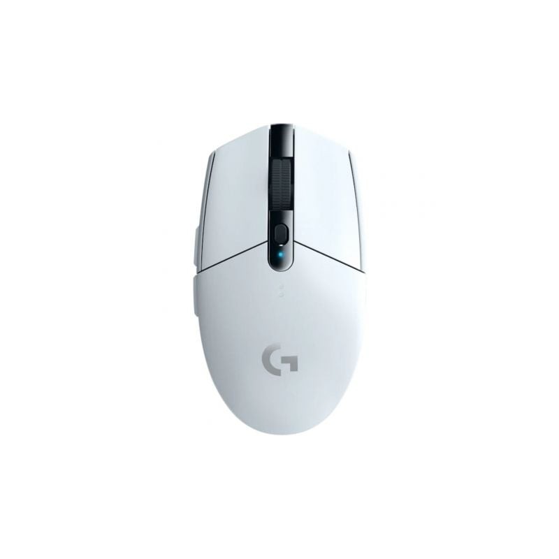 Ratón gaming inalámbrico logitech g305 lightspeed/ hasta 12000 dpi/ blanco