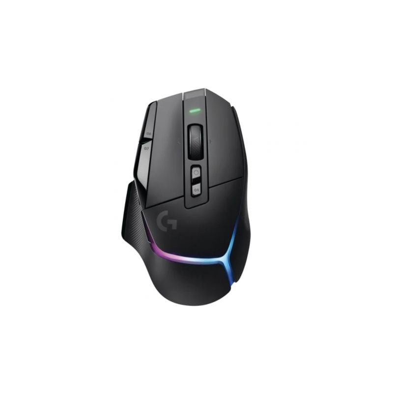 Ratón gaming inalámbrico logitech g502 x plus/ hasta 25600 dpi/ negro