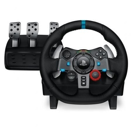 Volante con pedales logitech g29 driving force