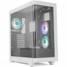 Caja gaming semitorre nox hummer ether/ blanca y negra