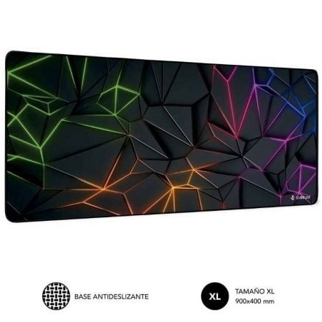Alfombrilla subblim neon obsidian xl/ 900 x 400 x 3 mm