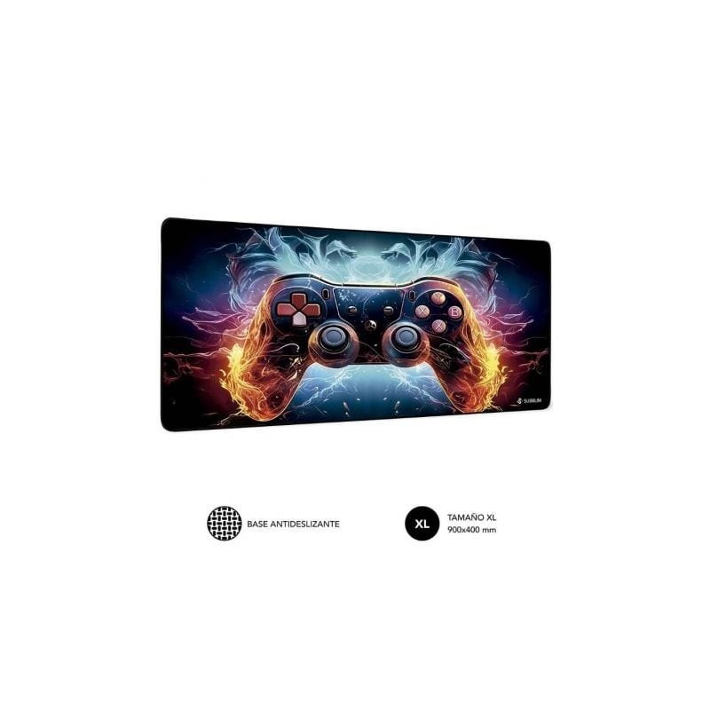 Alfombrilla subblim gamecore xl mouse pad/ 900 x 400 x 3 mm