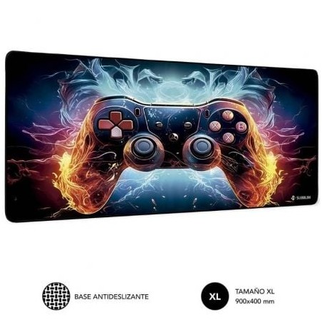 Alfombrilla subblim gamecore xl mouse pad/ 900 x 400 x 3 mm