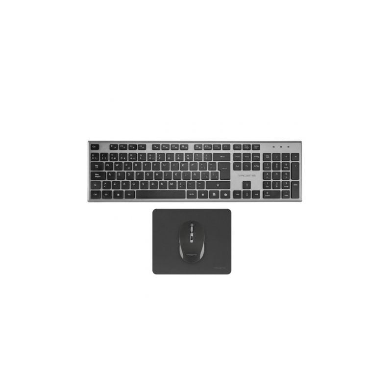 Pack gaming tacens zenith/ teclado inalámbrico + ratón inalámbrico + alfombrilla