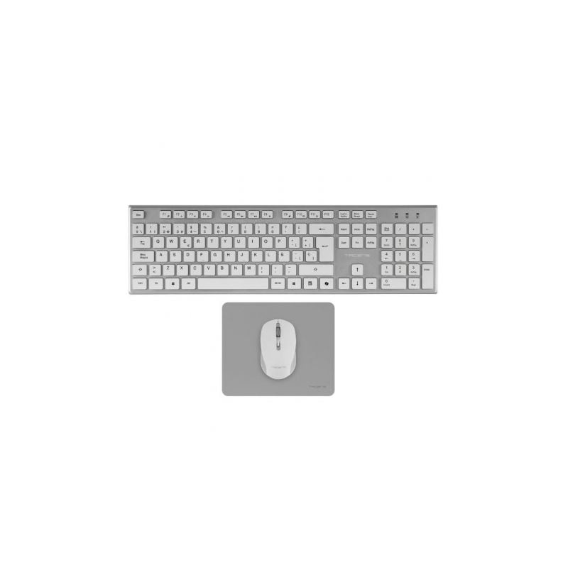 Pack gaming tacens zenith/ teclado inalámbrico + ratón inalámbrico + alfombrilla