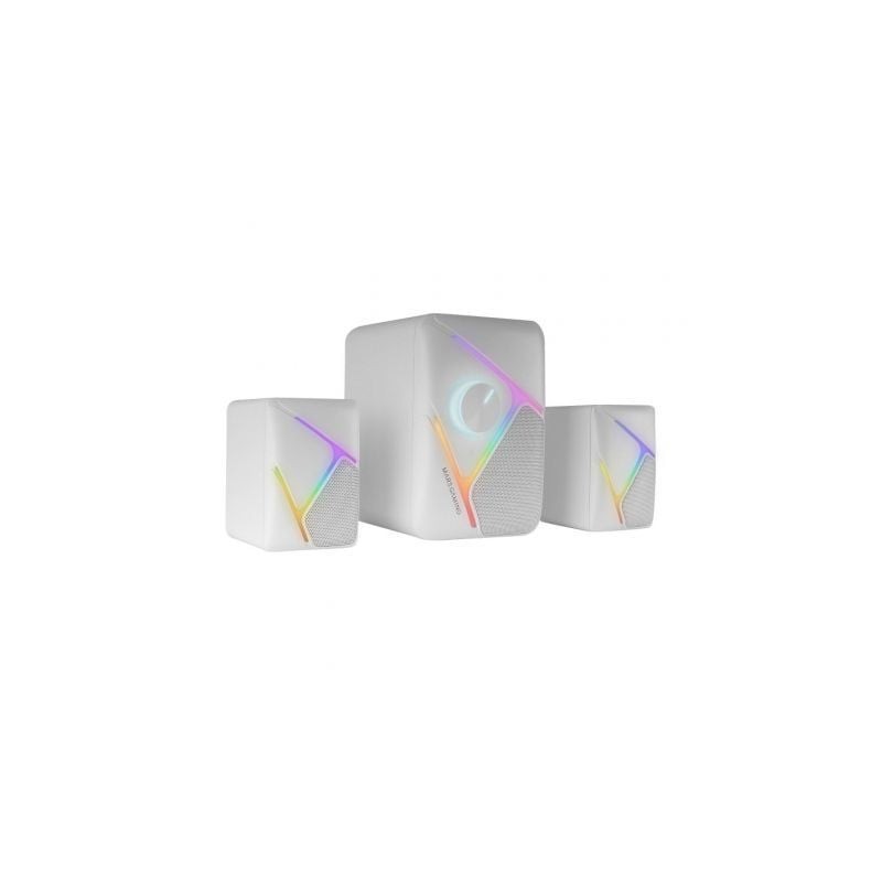 Altavoces mars gaming ms-h21/ 35w/ 2.1/ blancos