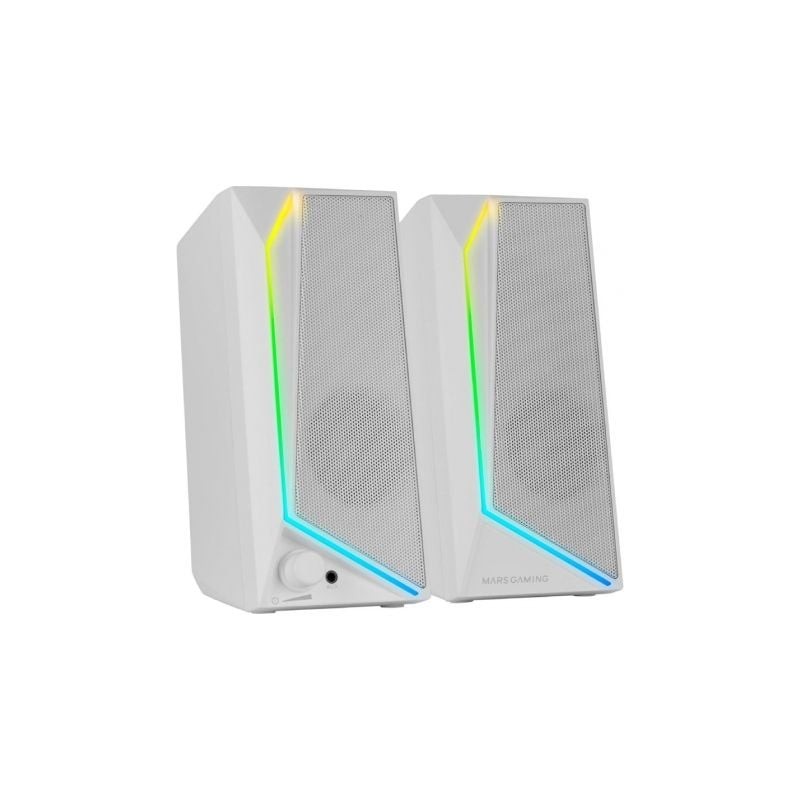 Altavoces mars gaming ms72/ 15w/ 2.0/ blancos