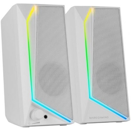 Altavoces mars gaming ms72/ 15w/ 2.0/ blancos