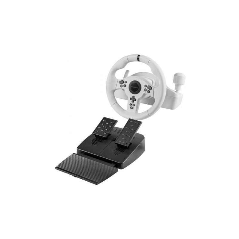 Volante con pedales y cambio de marchas manual mars gaming mwh-rsxone