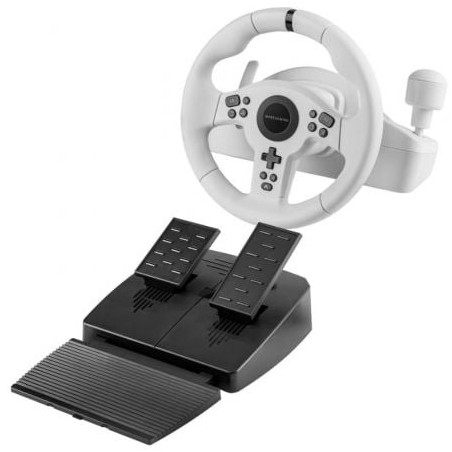 Volante con pedales y cambio de marchas manual mars gaming mwh-rsxone