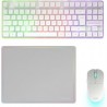 Pack gaming mars gaming mcpwtkl/ teclado inalámbrico + ratón inalámbrico + alfombrilla