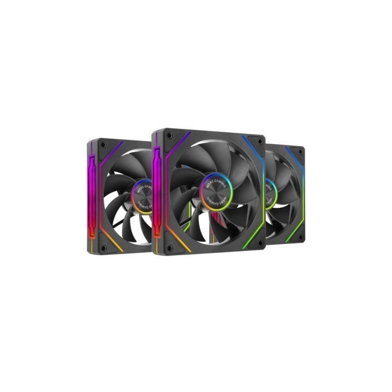 Pack 3 ventiladores invertidos mars gaming mf-linkfinitykit2r/ 12cm/ argb