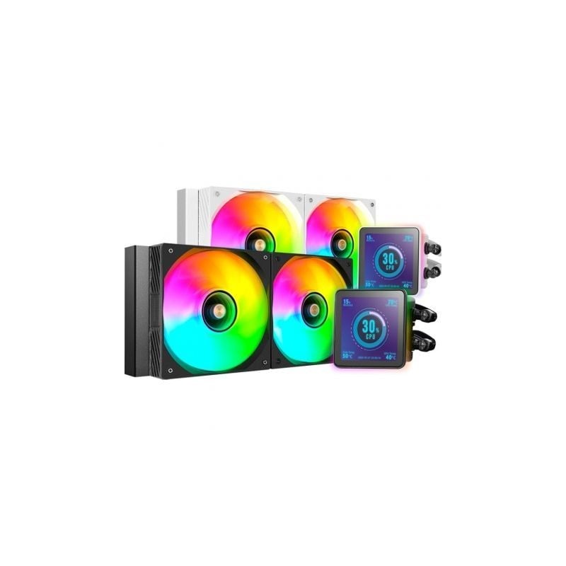 Sistema de refrigeración líquida mars gaming ml-visionpro240/ negro