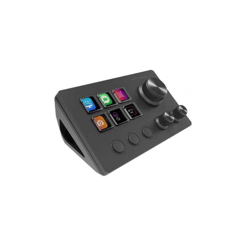 Control deck mars gaming msd-two/ 6 teclas lcd/ 3 ruedas/ 3 botones/ negro