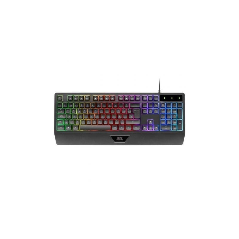 Teclado gaming semimecánico mars gaming mk124