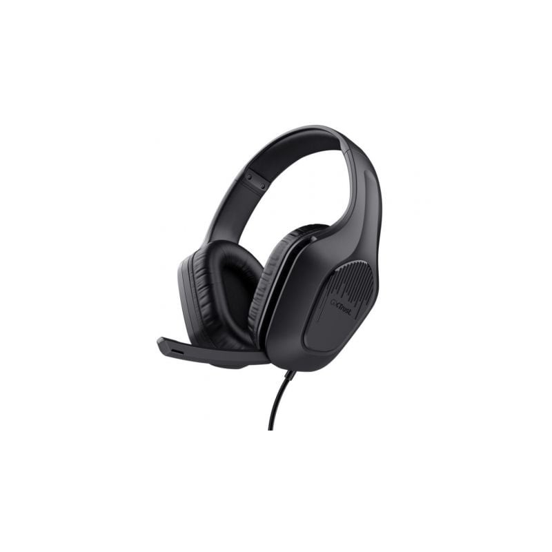 Auriculares gaming con micrófono trust gaming gxt 417 zirox/ jack 3.5/ negros