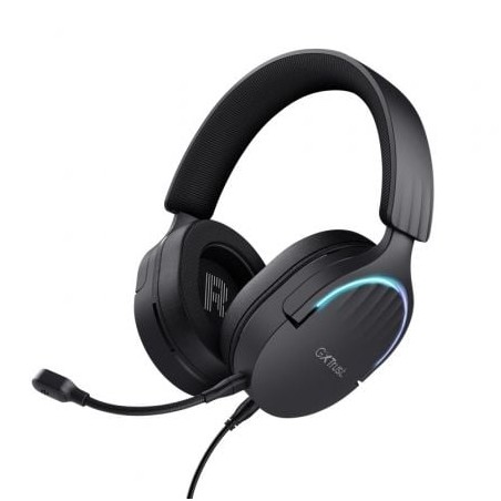 Auriculares gaming con micrófono trust gaming gxt 490 fayzo/ usb 2.0/ negros