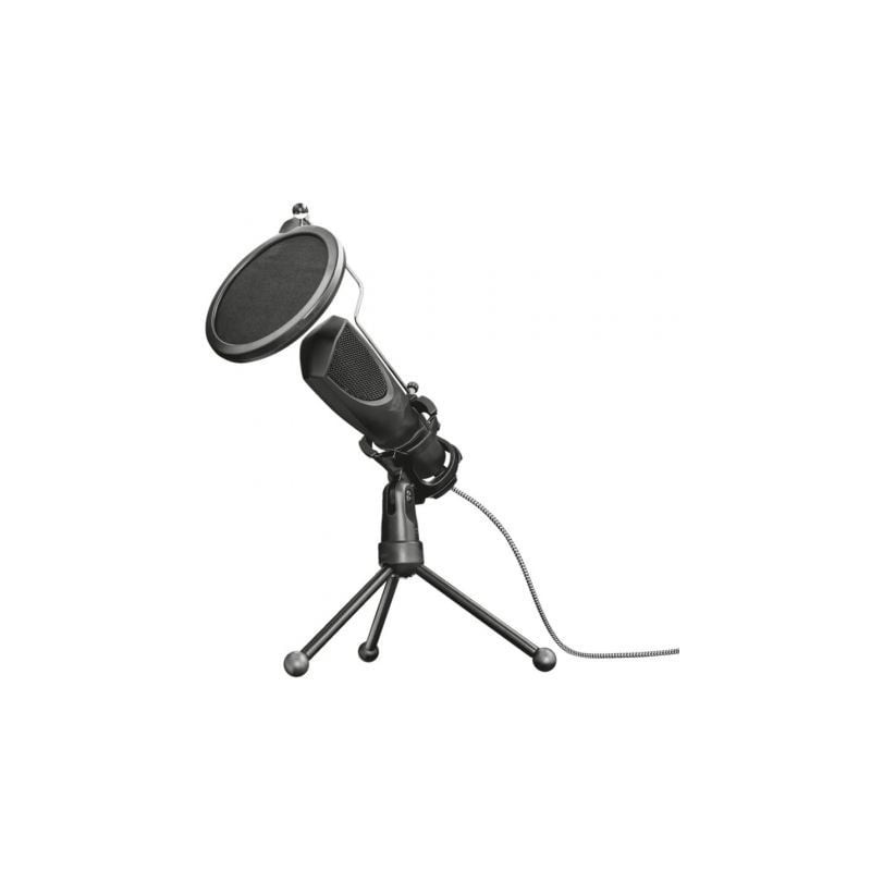 Micrófono trust gaming gxt 232 mantis/ usb/ negro