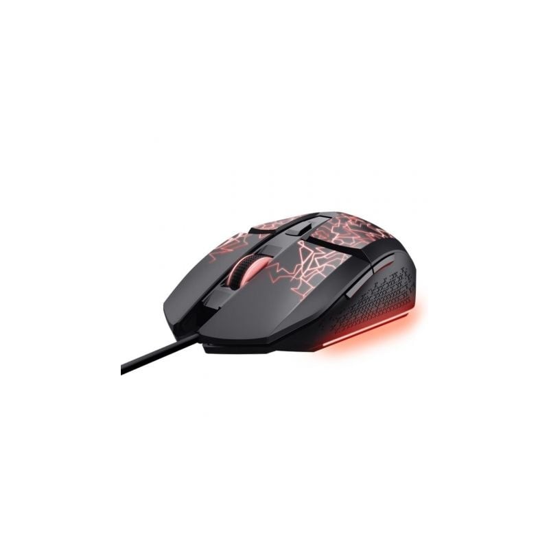 Ratón gaming trust gaming gxt 113 felox 25749/ hasta 6400 dpi