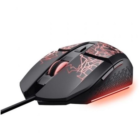 Ratón gaming trust gaming gxt 113 felox 25749/ hasta 6400 dpi