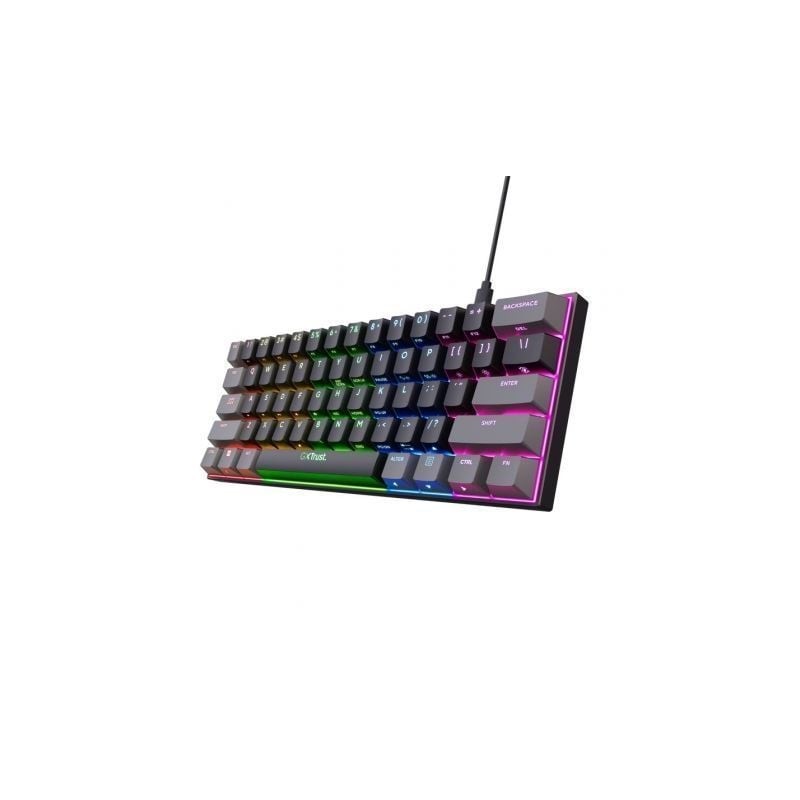 Teclado gaming mecánico trust gaming gxt 867 acira