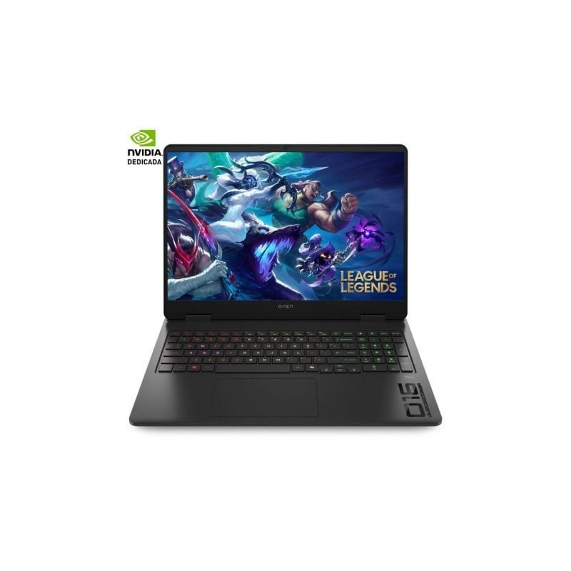 Portátil gaming hp omen 16-an0011ns intel core ultra 7-255h/ 32gb/ 1tb ssd/ geforce rtx 5060/ 16'/ sin sistema operativo