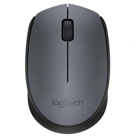 Ratón inalámbrico logitech m170/ hasta 1000 dpi/ gris