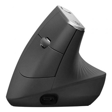 Ratón vertical inalámbrico logitech vertical mx/ batería recargable/ hasta 4000 dpi