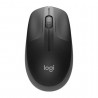 Ratón inalámbrico logitech m190/ hasta 1000 dpi/ gris marengo