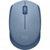 Ratón inalámbrico logitech m171/ hasta 1000 dpi/ gris azulado