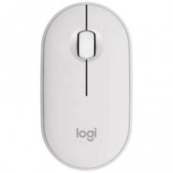 Ratón inalámbrico logitech pebble 2 m350s/ hasta 1000 dpi/ blanco