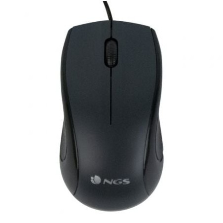 Ratón ngs black mist/ hasta 1000 dpi