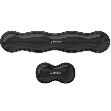 Pack de 2 reposamuñecas subblim ergo crystal flex