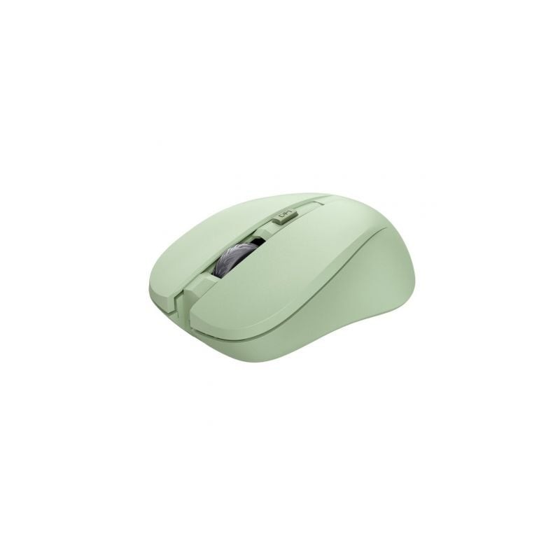 Ratón inalámbrico trust mydo silent wireless/ hasta 1800 dpi/ verde