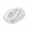 Ratón mini inalámbrico trust primo/ hasta 1600 dpi/ blanco mate