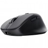 Ratón ergonómico inalámbrico trust zevo 25991/ batería recargable/ hasta 4000 dpi/ negro