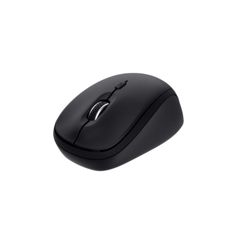Ratón mini inalámbrico trust yvi+ multidispositivo/ hasta 1600 dpi/ negro