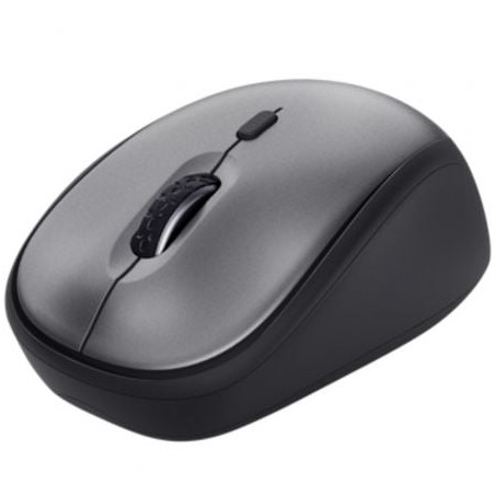 Ratón mini inalámbrico trust yvi+ silent/ hasta 1600 dpi/ negro