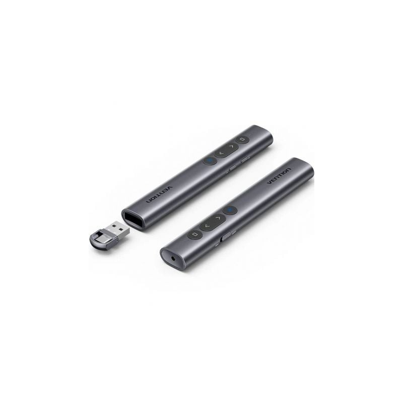 Presentador inalámbrico vention kqih0/ 2.4ghz/ gris