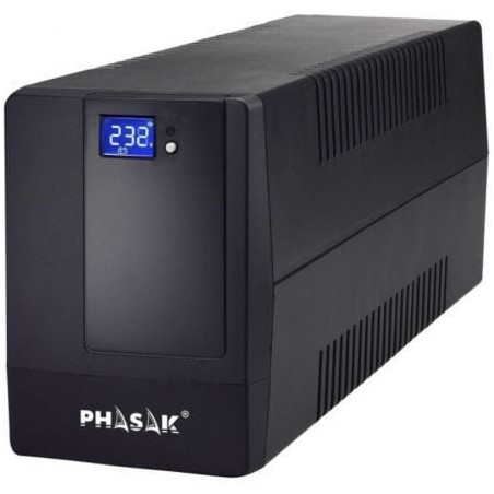 Sai línea interactiva phasak 2000 va lcd/ 2000va/ 4 salidas/ formato torre